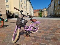 Monark Lill Karin 16" rosa barncykel