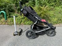 Mountain Buggy vagn med alla tillbehör