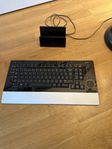 Logitech diNovo edge keyboard svenskt bluetooth tangentbord