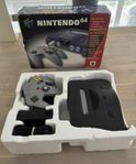 Nintendo 64 - Komplett med Box + Tillbehör