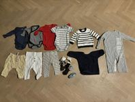 Klädpaket baby strl 50/56-62/68