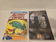 Oöppnad Action Comics No1 + Startreck