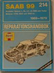 Reparationshandbok Saab 99, 1969-79