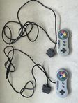 2x Nintendo Super Nes (Pal) controller