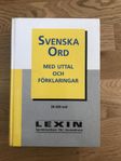 Svenska ord - med uttal och förklaringar