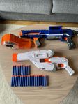 Stort Nerf Leksakspistol + Bonus Pistol