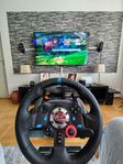 Logitech G29 + Logitech växellåda + Playseat Evolution  