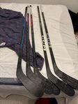 Hockey klubbor Bauer och ccm