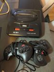 Sega 16 bitar mega drive 2 med 13 spel