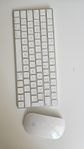 Apple Magic Keyboard, Magic Mouse, Deltaco Gaming Keyboard