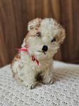 Vintage Steiff hund "Molly", 17 cm