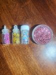 Nageldekorationer, glitter, stjärnor 50kr Nytt