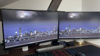 2 st LG 27" 27GL850 (1440p/144hz/G-Sync/Nano-IPS) + Armar