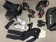 Hockey utrustning CCM start kit junior 128  