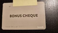 Scandic Bonus check