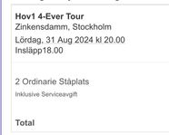 Konsertbiljetter Hovet4ever