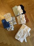 Klädpaket 50/56/62 - 6 bodies, 4 pyjamas & 1 badlakan