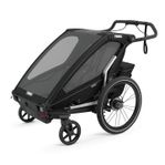 Thule Chariot Sport2 Black/Black med löparhjul