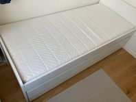 IKEA SLÄKT 90x200 Säng med utdragbar extra säng + förvar