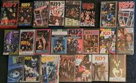 KISS, VHS-samling, 23 kassetter