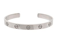 Äkta armband från Cartier Love Cuff, nypris 71 000 kr