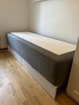 Bäddmadrass IKEA Tustna 80x200, förvaringslådor