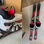 Slalomskidor, pjäxor, ryggplatta, skridskor, CCM Hockeyset.