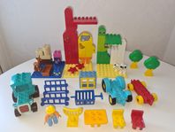 Blandat Lego Duplo i bra skick!