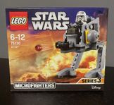 LEGO Star Wars - OÖPPNAD AT-DP Microfighters #75130