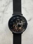 Skagen automatic skeleton black mechanical watch (~40mm)