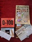 Brädspel Munchkin Zombies och 0-100 MIG frågesport