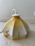 Äldre lampa - taklampa - jugend - funkis vintage inredning