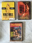 Kill Bill vol 1 och 2 samt Pulp Fiction på köpet! 