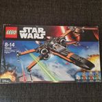 LEGO Star Wars OÖPPNAD Poe's X-Wing Fighter #75102 *RETIRED