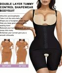 Svart kroppsshaping Lipoelastic Shapewear, bodysuit.