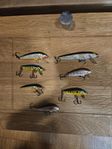 Rapala 7st wobblers m.m 