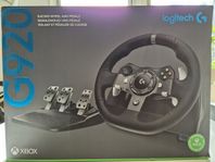 Ratt och pedaler till XBOX / PC| Logitech G920