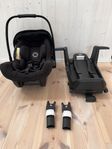 Babyskydd, Isofix och adapter