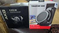 Takstar hf 580 planar lur, AKG K272 HD. 