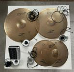 Zildjian Gen-16 cymbaler digitala + lågvolym