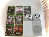 Xbox One S | 2 Handkontroller + 7 Spel