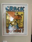 Keith Haring ”Crack is Wack” affisch 1986