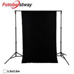 FOTOBESTWAY PAKET BAKGRUNDSSET + SVART BAKGRUND