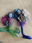 monster high dockor och tillbehör