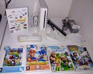 Nintendo Wii med bl a Mario spel