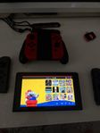 Nintendo Switch V1, 512GB, 25+ spel. Original kartonger inkl