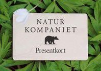 Presentkort Naturkompaniet 1200kr