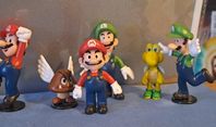 NYA Mario & Luigi figurer & väska