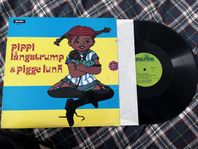 Astrid Lindgren Pippi Långstrump vinylskiva barnbok lpskiva