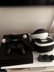 Playstation 4 Pro + VR Headset + Tillbehör